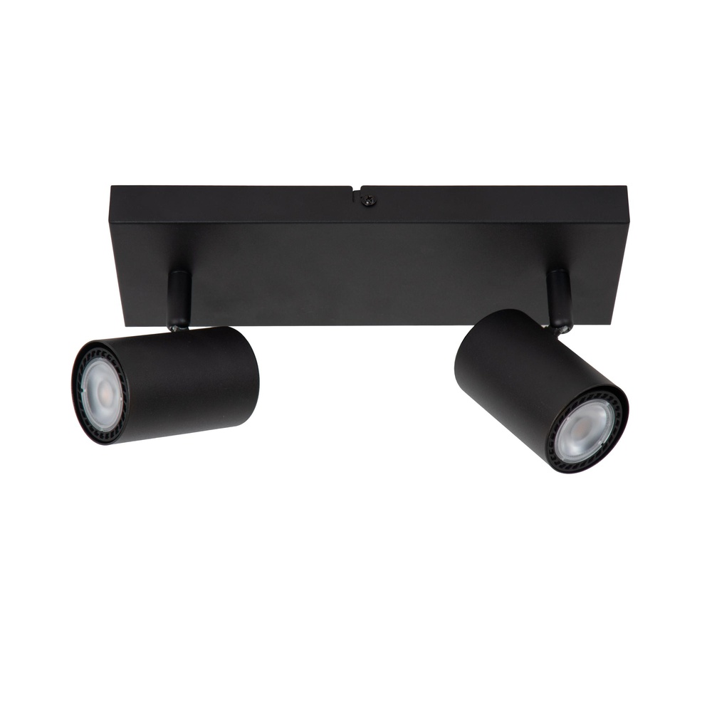Lucide PlafondlampAmigo 2-lichts zwart - 53910/02/30